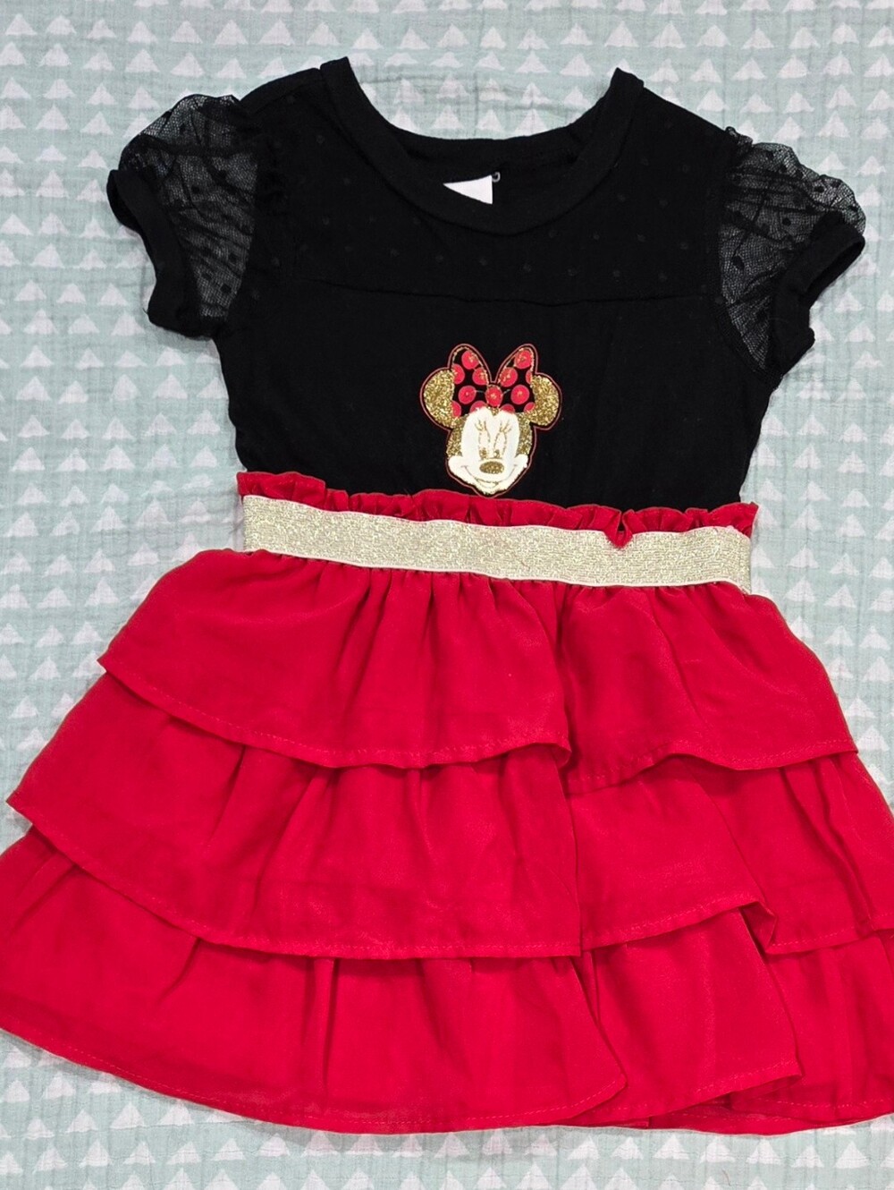 Disney Minnie Mouse Tiered Dress - 2T